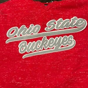 Red Ohio State Buckeyes women’s hoodie, size XL